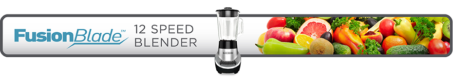 FusionBlade 12 Speed Blender BL1130SG BLACK DECKER